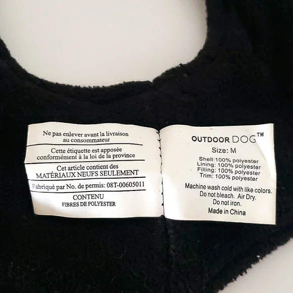 Outdoor dog hooded winter jacket - Picture 9 of 9